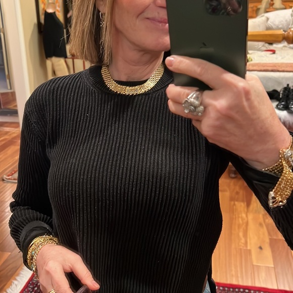 Panther 14k gold necklace 3 panthers - Picture 12 of 13